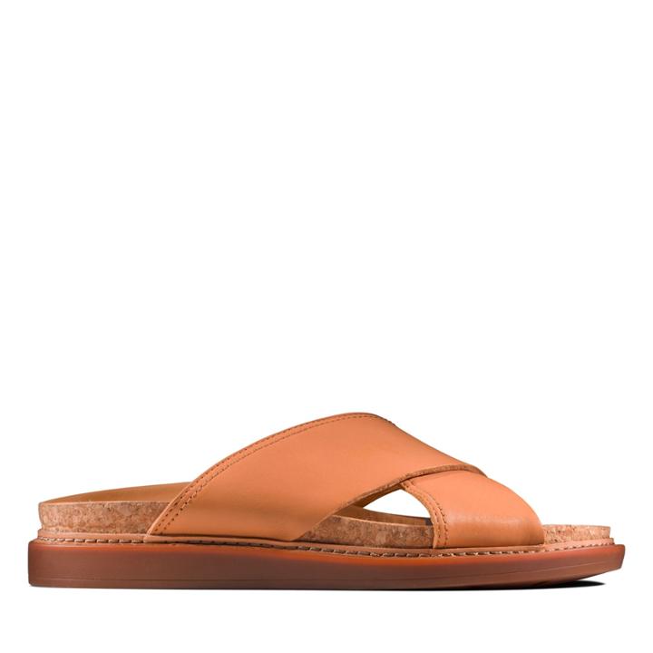 Clarks Trace Drift - Light Tan Leather - Womens 6.5