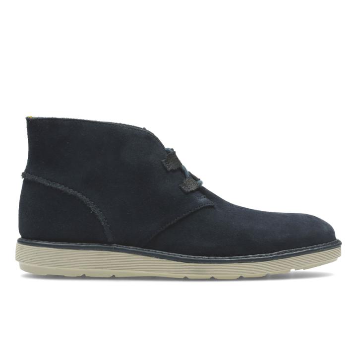 Clarks Fayeman Hi - Navy Suede - Mens 9.5