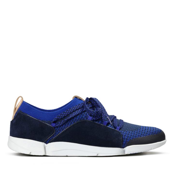 Clarks Tri Amelia - Navy Combination - Womens 6