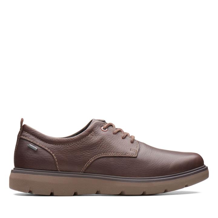 Clarks Un Map Lo Gtx - Dark Brown Leather - Mens 13