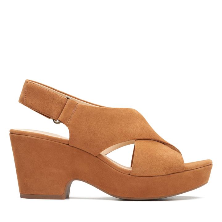 Clarks Maritsa Lara - Tan Suede - Womens 8.5