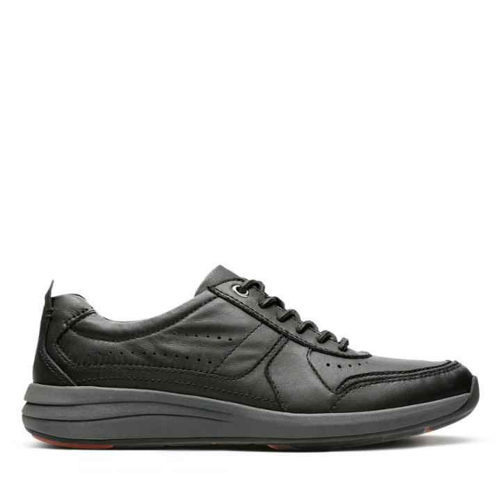 Clarks Un Coast Form - Black Leather - Mens 7
