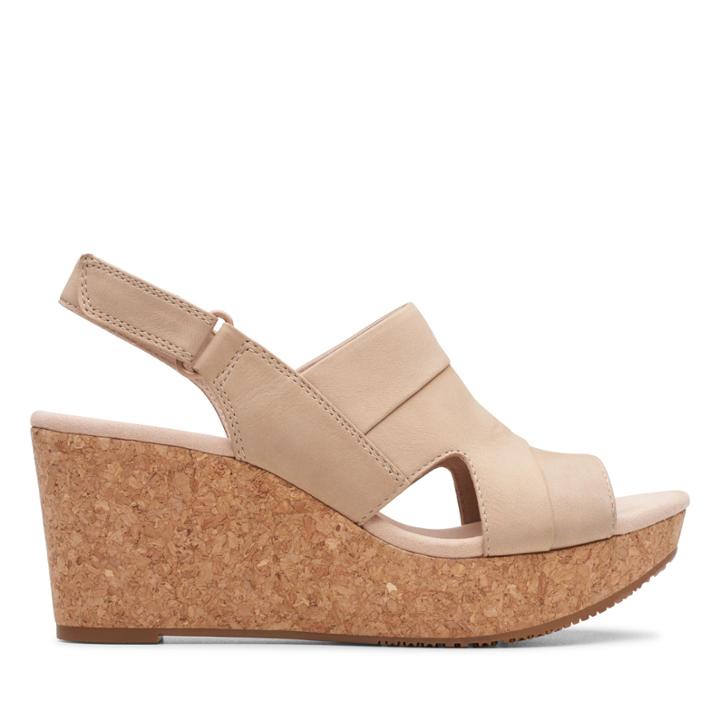 Clarks Annadel Ivory - Sand Nubuck - Womens 10