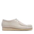 Clarks Wallabee - Off White Suede - Mens 10.5