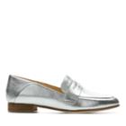 Clarks Pure Iris - Silver Leather - Womens 6