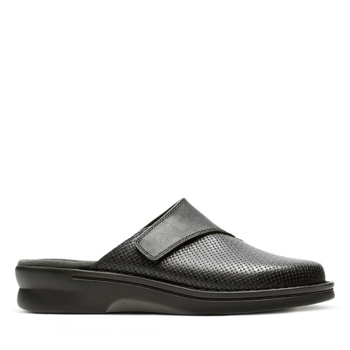 Clarks Patty Tayna - Black Leather - Womens 5
