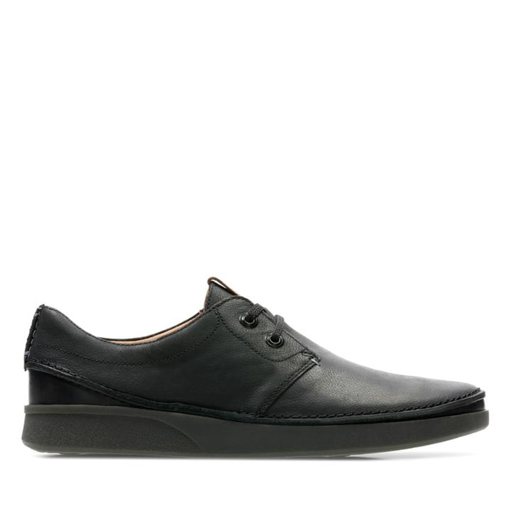 Clarks Oakland Lace - Black Leather - Mens 10.5