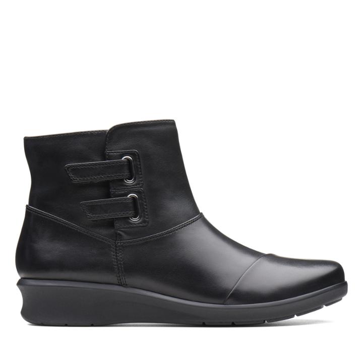 Clarks Hope Cody - Black Leather - Womens 9