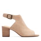 Clarks Deloria Gia - Sand Suede - Womens 9
