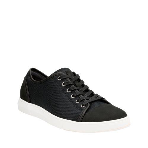 Clarks Lander Cap In Black Combi