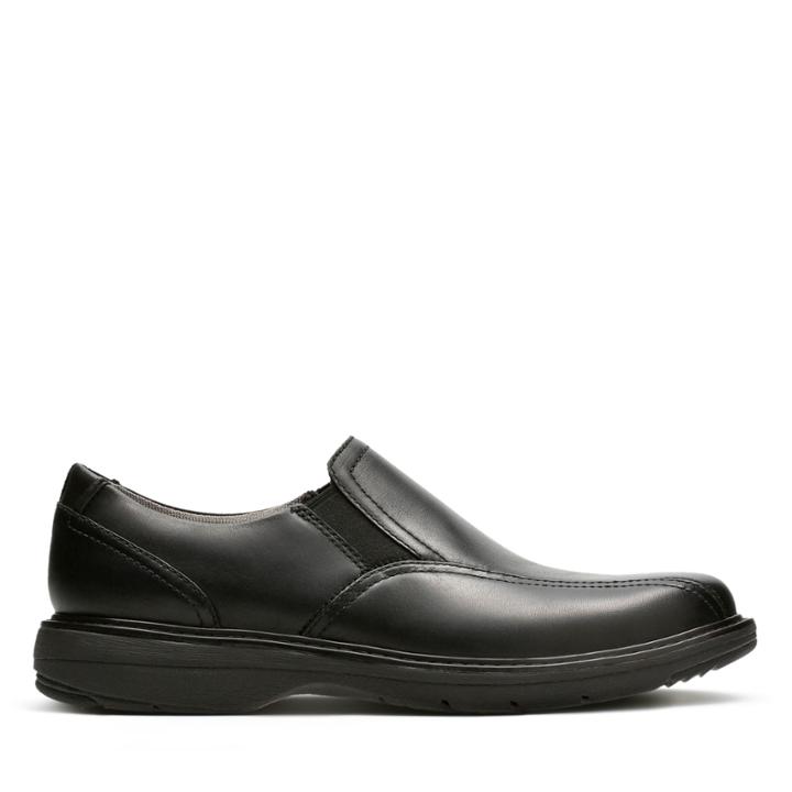 Clarks Cushox Step - Black Leather - Mens 7.5