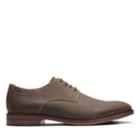 Clarks Mckewen Plain - Brown Leather - Mens 7