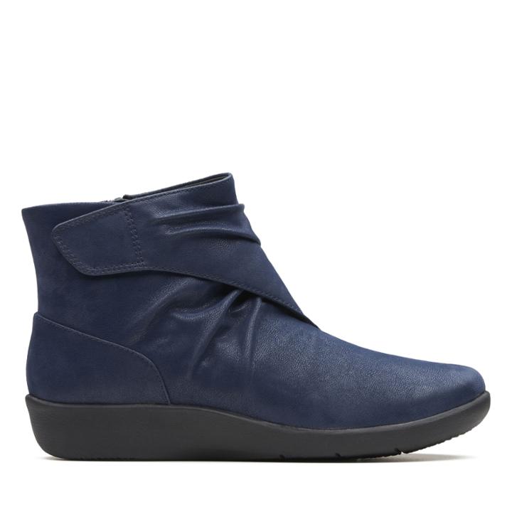 Clarks Sillian Tana - Navy Synthetic - Womens 11