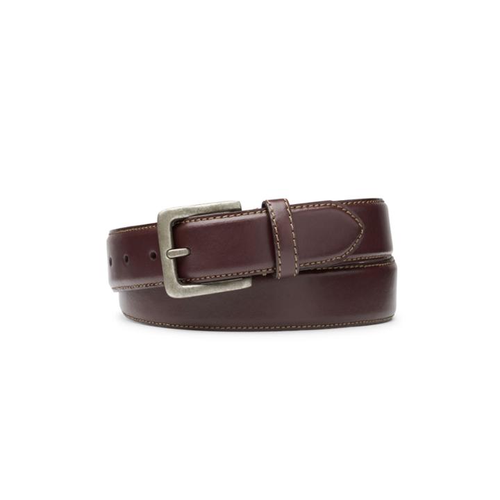 Clarks Bridge Belt - Burgundy - Mens Accessories 34