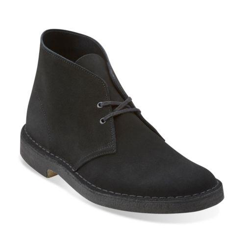 Originals Desert Boot In Black Suede