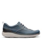 Clarks Charton Mix - Navy Leather - Mens 9
