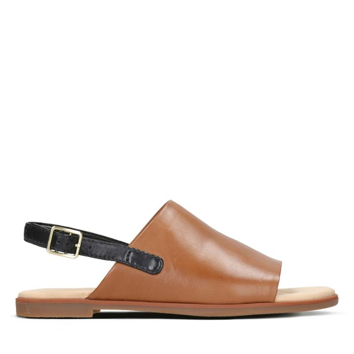 Clarks Bay Jasmine - Tan Leather - Womens 8
