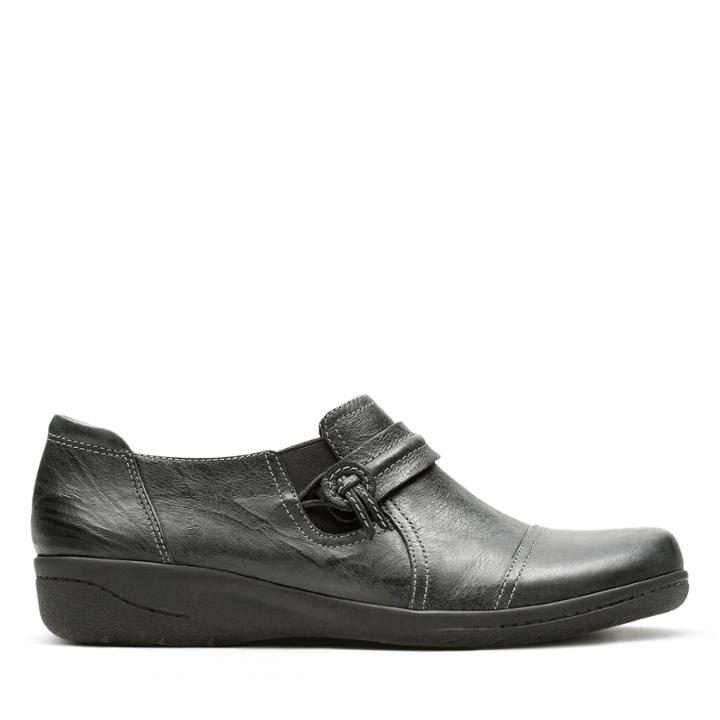 Clarks Cheyn Madi - Black Leather - Womens 6