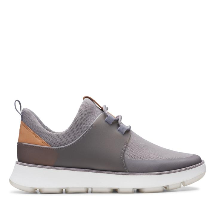 Clarks Soopasft. 01 - Grey Textile - Womens 5