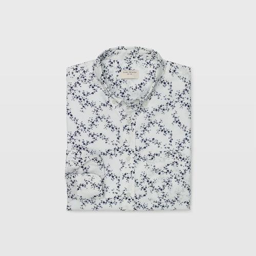 Club Monaco Slim Origami Floral Shirt