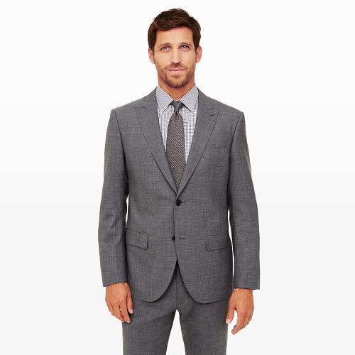 Club Monaco Color Grey Grant Peaked Lapel Blazer