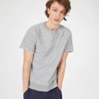 Club Monaco Color Grey Short-sleeve Sweatshirt