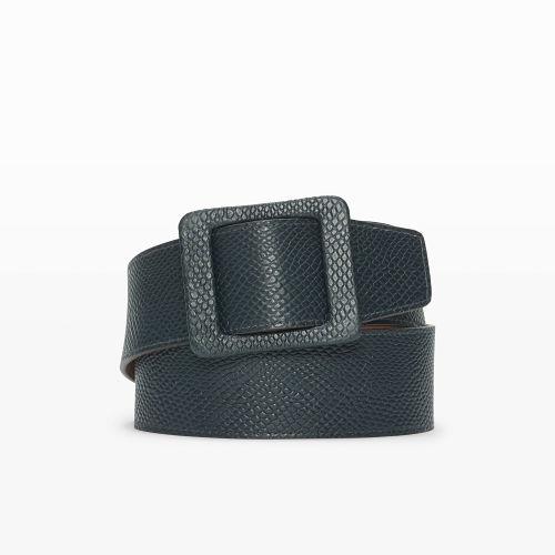 Club Monaco Color Green Rory Square Buckle Belt