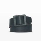 Club Monaco Color Green Rory Square Buckle Belt