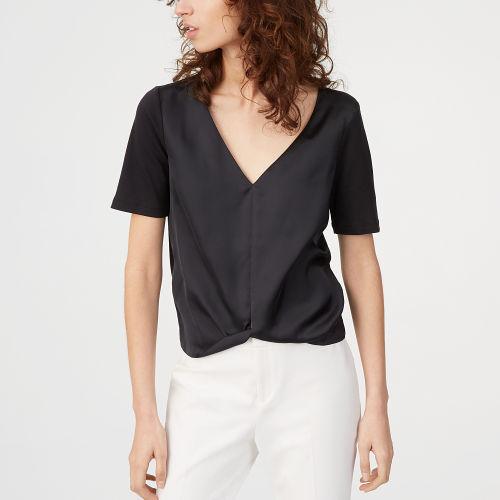 Club Monaco Color Black Sheylena Top