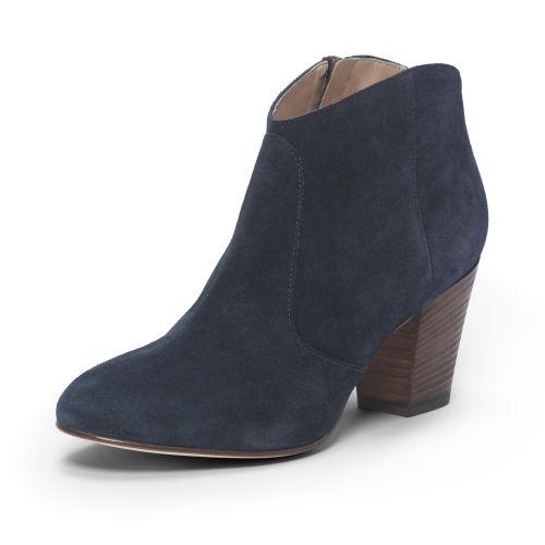 Club Monaco Color Blue Brooklyn Suede Bootie