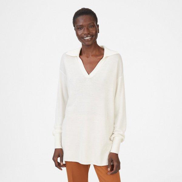 Club Monaco Cream Dahlja Wool Sweater