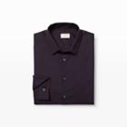 Club Monaco Color Victorian Violet Slim Mini-collar Poplin Shirt