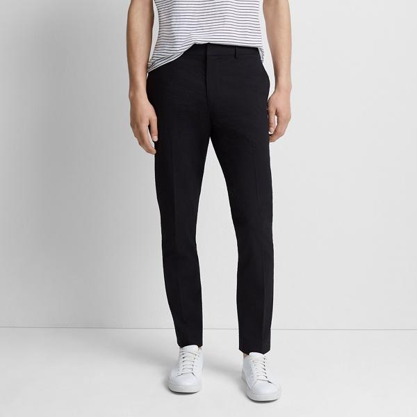 Club Monaco Black Sutton Seersucker Dress Pant