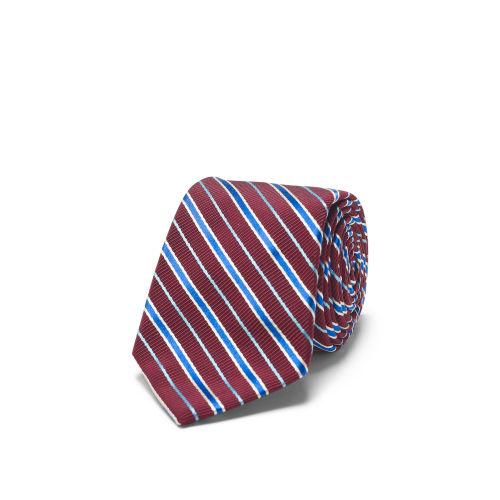 Club Monaco Color Purple Made In The Usa Stripe Tie
