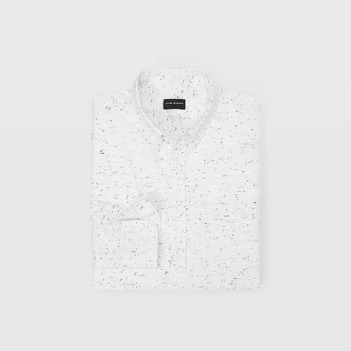 Club Monaco Slim Nep Flannel Shirt