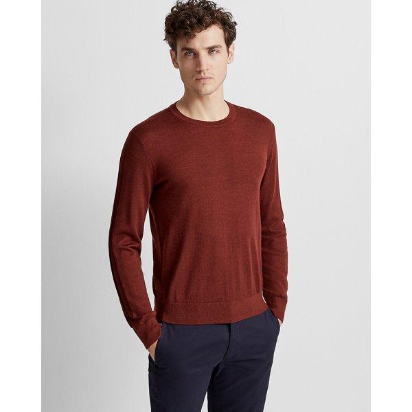 Club Monaco Brown Lux Merino Links Crew