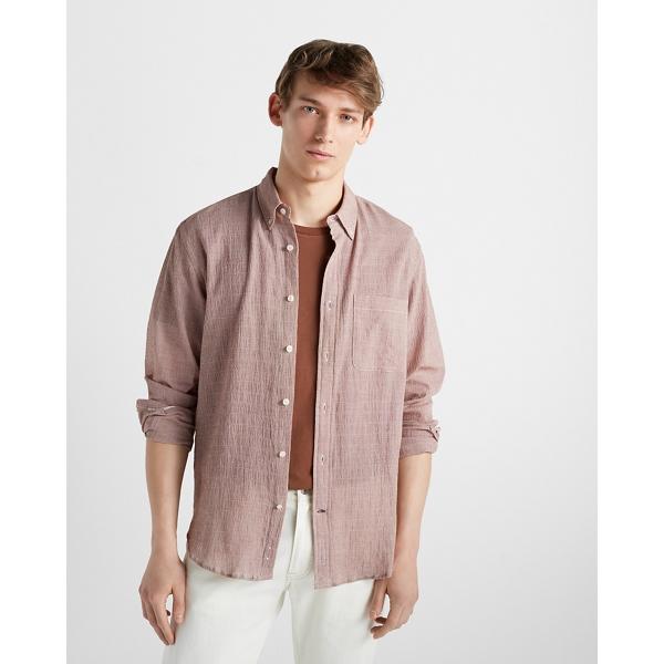 Club Monaco Standard Fit Mini-houndstooth Shirt