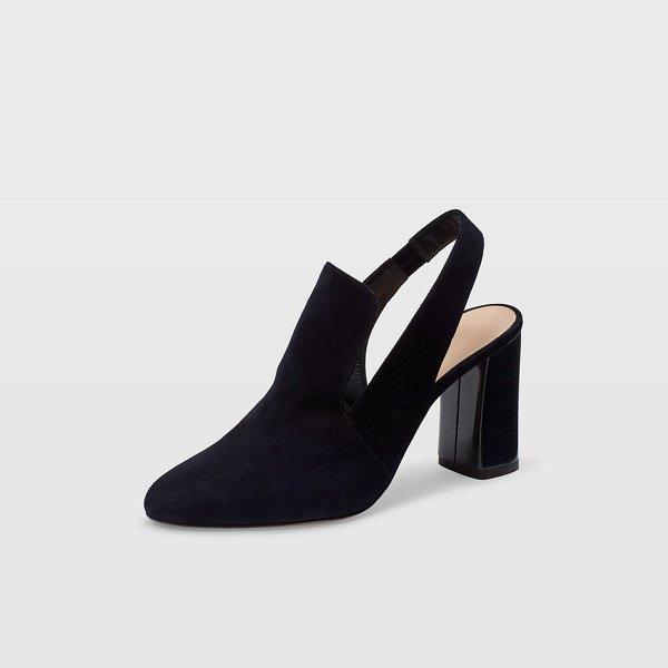 Club Monaco Navy Gitte Suede Pump