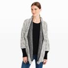 Club Monaco Color Grey/white Multi Fidelma Cardigan