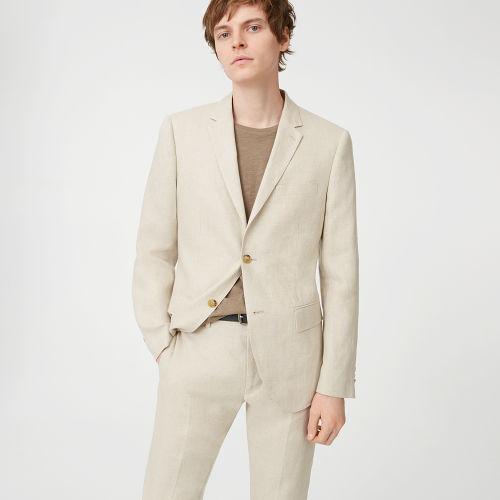 Club Monaco Color White Grant Linen Blazer