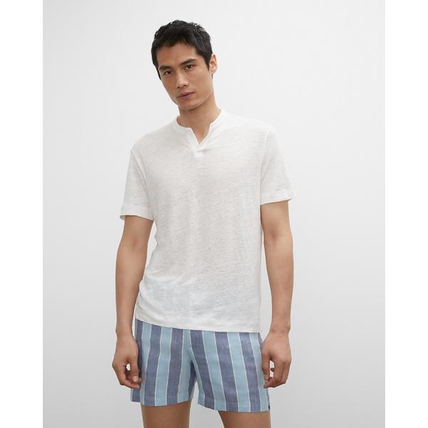 Club Monaco Linen Henley