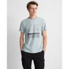 Club Monaco Blue Sea Photograph Tee