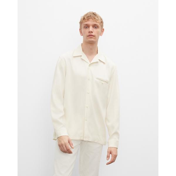Club Monaco Long Sleeve Textured Shirt