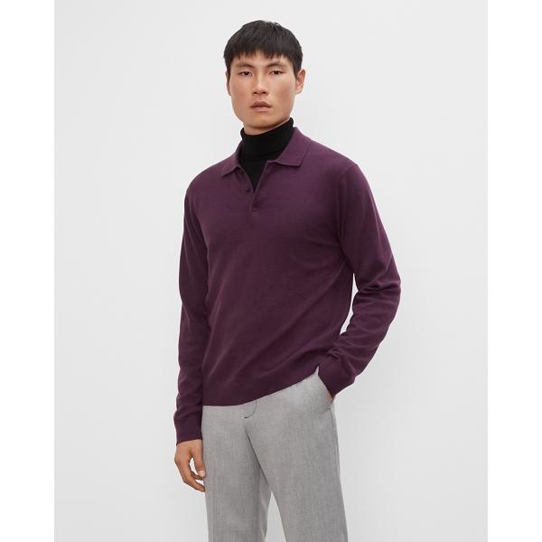 Club Monaco Merino Wool Polo Sweater