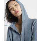 Club Monaco Slim Zip Cashmere Hoodie