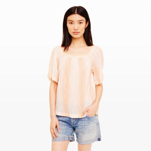 Club Monaco Color Orange Seanell Top