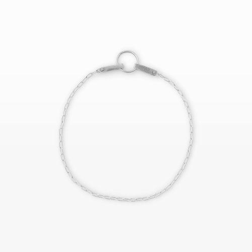 Club Monaco Color Silver Nikolai Rose Clasp Bracelet