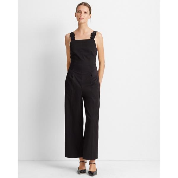 Club Monaco Black Self-buckle Jumpsuit