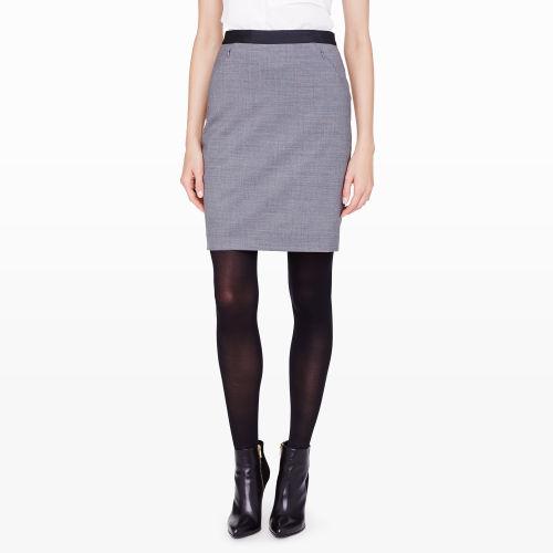 Club Monaco Color Grey Kelly Skirt
