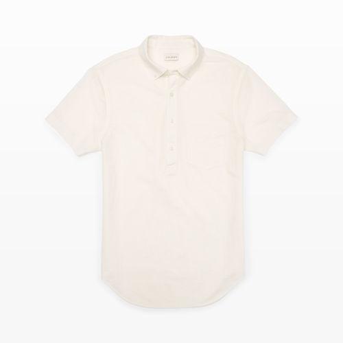 Club Monaco Color White Popover Shirt In Size Xs
